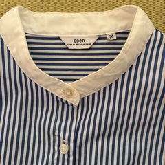 ⭐︎coen⭐︎ストライプシャツワンピースの画像