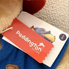 未使用タグ付 パディントン イギリスクマ ぬいぐるみ paddington テディベア くま　くまのパディントンぬいぐるみ 人形の画像