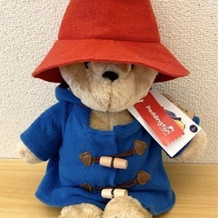 未使用タグ付 パディントン イギリスクマ ぬいぐるみ paddington テディベア くま　くまのパディントンぬいぐるみ 人形の画像