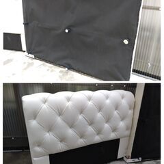 50,000円/01 KINGSDOWN キングスダウン ダブルサイズ 幅140×全長190㎝ ベットフレーム ダブルベット 2015年製の画像