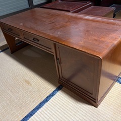 レトロ　机　テーブル　アンティークの画像