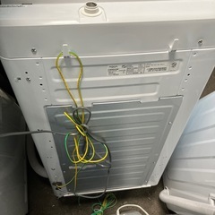 O 2511-449 AQUA グラストップ洗濯機　AQW-S50E3(W) 2024年製　5.0kg　動作確認済み　キズ汚れ有りの画像