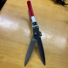 千吉アルミ柄　片手芝生鋏　GOLDEN STAR軽量アルミボディ　ステンレス刃　樹脂付きグリップ　の画像