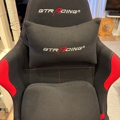 GTRACING ゲーミングチェア 黒赤 　リクライニングの画像