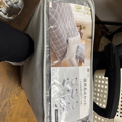  【未使用】DCM 寝具6点セット シングルロング グレーの画像