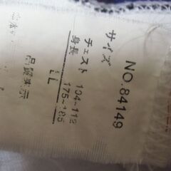 ●無料● 使用感あり Signal Point LLサイズ 重ね着風 白×チェック柄 トップス 差し上げます。の画像