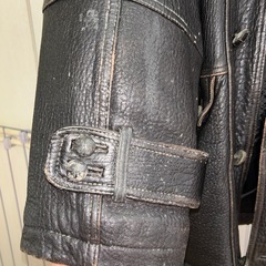 ビンテージ　羊革　レザーコート　2XL の画像