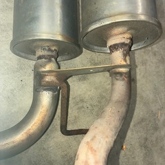 ホンダアクティ軽トラ純正マフラーの画像