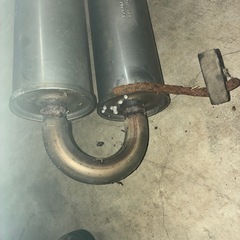 ホンダアクティ軽トラ純正マフラーの画像