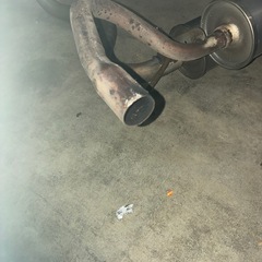 ホンダアクティ軽トラ純正マフラーの画像