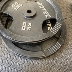 ダンベル　バーベル　プレート　20キロ　2枚の画像