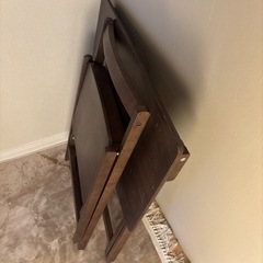 折りたたみデスク&チェアの画像