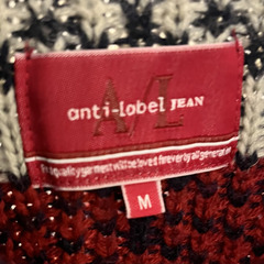 ノルディックカーディガン　ニット　クリスマス　トナカイの画像