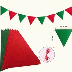 新品❤️ クリスマス飾り3セット 北欧風 フェルト クリスマス ガーランド バナー飾り付けの画像