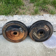 バーベル　5kg ×2の画像