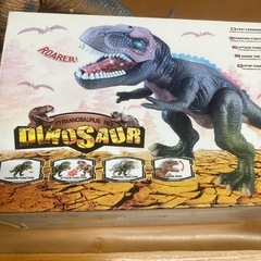 (売約済み)動く、光る、音の恐竜のおもちゃの画像