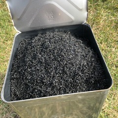 自家製　もみ殻くん炭　籾殻燻炭　畑・家庭菜園等にの画像