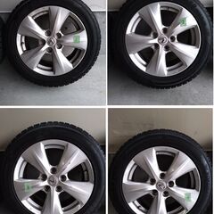 レクサス　スタッドレス　ホイール付き　一部傷ありの画像