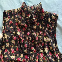 rare due 花柄ノースリーブワンピースの画像