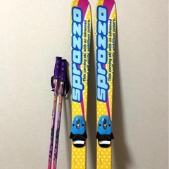 sprazzo  女児向け　ジュニアスキー4点セット 128cmの画像