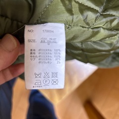 SPINNS  MA-1 ジャケット　Mの画像