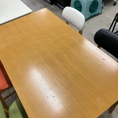 石2511-452 ダイニングテーブル チェア4脚セット ※バラ売り不可 キズ汚れ有り 中古の画像