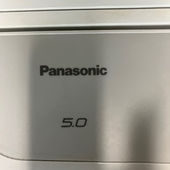 I 2511-450 パナソニック洗濯機NA-F50B14 2020年製　動作確認済み　キズ汚れ有りの画像