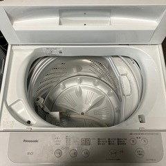I 2511-450 パナソニック洗濯機NA-F50B14 2020年製　動作確認済み　キズ汚れ有りの画像