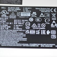 中古ゲーミングデスクトップPC/DELL XPS 8940/Windows11+office/core i7-11700/RTX3070/SSD1TB+HDD1TB/メモリ32GB/無線内蔵/DVDマルチ搭載の画像