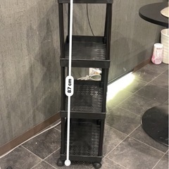 4段収納キャリーラック新品未使用   B❶の画像