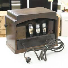 ジャンク 真空管ラジオ 日本放送協會認定 幅33×奥行21×高さ25.5cm インテリア・観賞用・研究用として 札幌市 清田区 平岡の画像