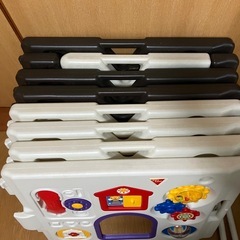 ベビーサークル　キッズランド8枚　ブラウンの画像