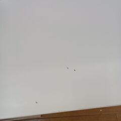 ★ジモティ割あり★  棚付きデスク ホワイト H140×D51×W105 クリーニング済み TK7333の画像