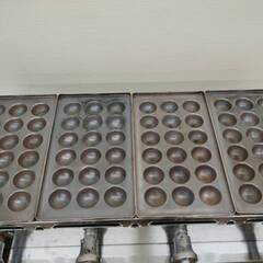 ☆4連銅板たこ焼き器(18穴) 都市ガス用の画像