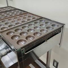 ☆4連銅板たこ焼き器(18穴) 都市ガス用の画像