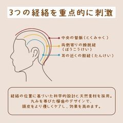 木製コーム 櫛 頭皮マッサージ ツボ押し 檀木 天然木 髪ブラシ ヘアコーム かっさ 血行促進 経絡マッサージ ヘッドマッサージ ヘアケア ブラッシング 静電気防止の画像