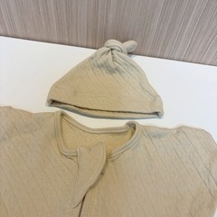 SOWAN キルティングコットン スワドル&ニット帽の画像