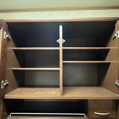 家電収納棚付き食器棚※11/24までの画像