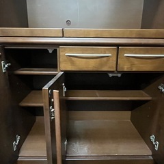 家電収納棚付き食器棚※11/24までの画像