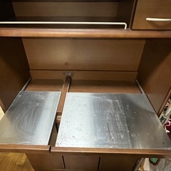家電収納棚付き食器棚※11/24までの画像