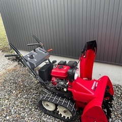 HONDA除雪機　自動シューター　ホンダ　赤の画像