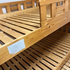 三段ベッド　二段ベッドすのこベッド　シングルベッドの画像