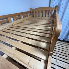 三段ベッド　二段ベッドすのこベッド　シングルベッドの画像