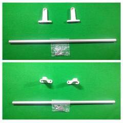 タオル掛け 3本セット 浴室 交換用 アルミ 幅40cm 壁面収納 ネジ付属 タオルハンガー ふきん掛け お風呂 浴室 バスルーム トイレ キッチン 台所 シンク 洗面所の画像