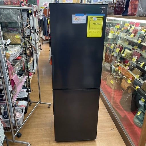 ☆ドリーム荒牧店☆ジモティー割引有☆【クリーニング済み】シャープ/2ドア冷蔵庫/SJ-PD31H-B/310L/2021年製