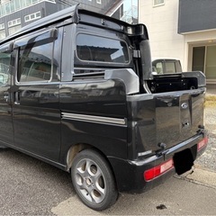 25年★オープンデッキGサンバーバン★稀少車ハイゼットデッキバンOEM★アルミ足元オシャレ絶好調！車検9年7月取得引渡し満タン！の画像