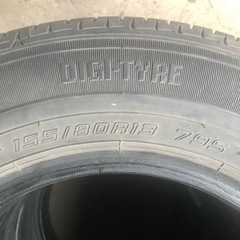 ダンロップ 155/80r13 夏 4本の画像
