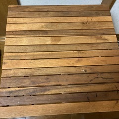 ニトリ　折りたたみ式テーブルの画像