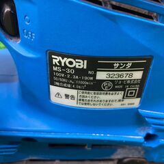 【SIW】RYOBI リョービ 電動サンダー【中古動作品】の画像