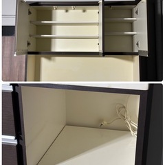 ニトリ レンジボード アリシア 幅120cm 高さ200cm 食器棚 キッチンボード 家具 札幌市白石区の画像